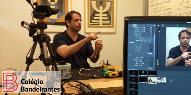 Bandeirantes migra rapidamente para o online e aulas continuam no ambiente digital