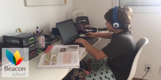 De m&atilde;os dadas, tecnologia e comunica&ccedil;&atilde;o garantem a continuidade do aprendizado na Beacon School