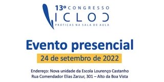 13&ordm; Congresso ICLOC ir&aacute; debater pr&aacute;ticas na sala de aula